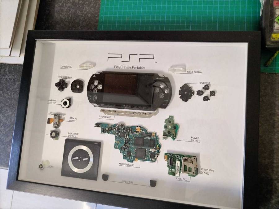 Sony Psp console wall art