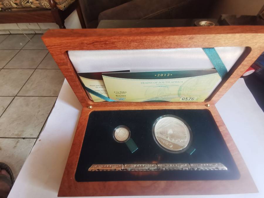 2012 Tickey and Crown Silver coin set (Gautrain)