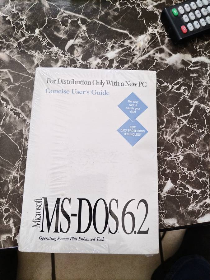 Ms dos 6.2 factory sealed
