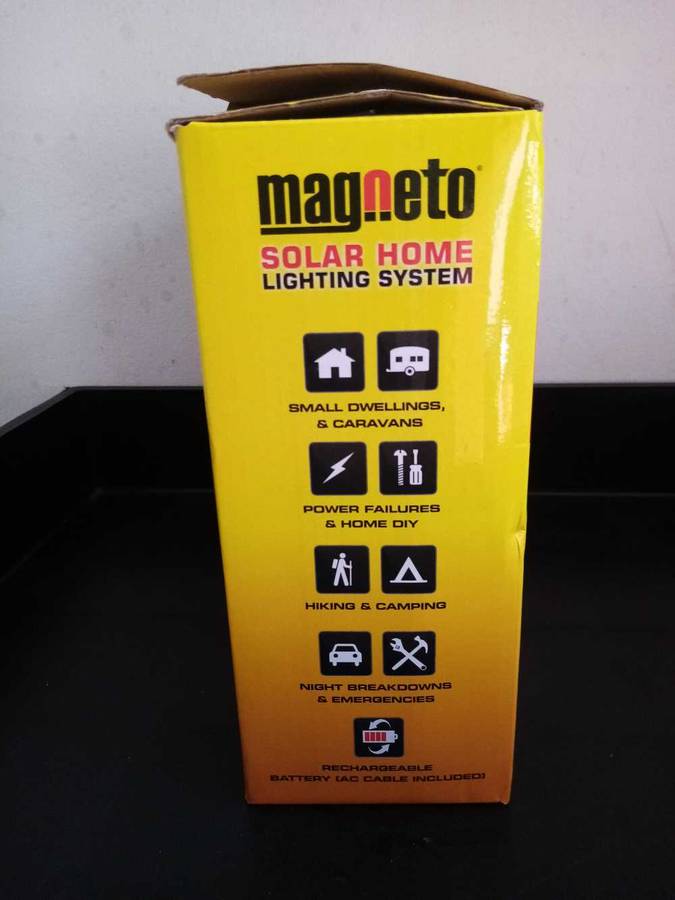 MAGNETO SOLAR HOME LIGHTING SYSTEM