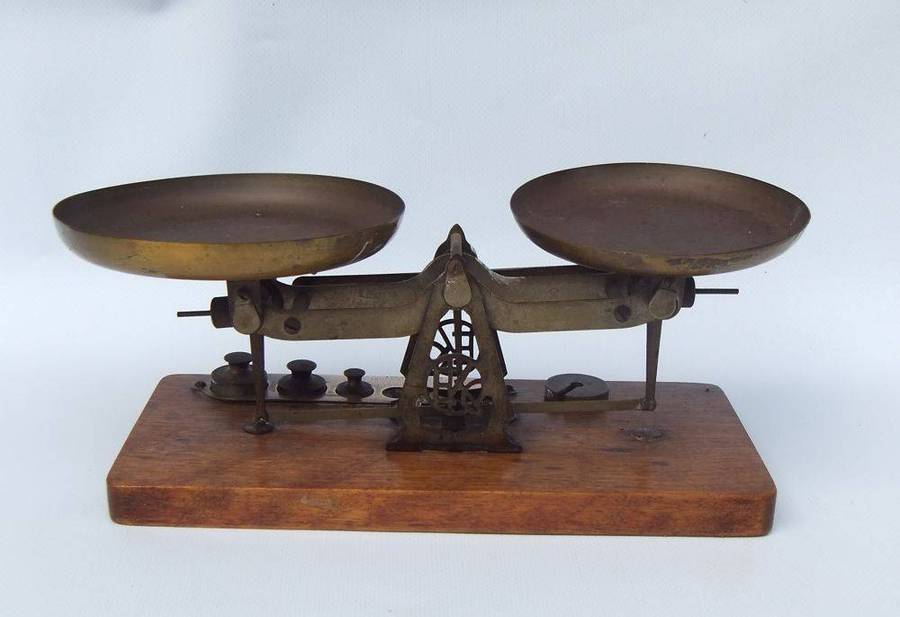 An antique scale made by the Eastman Kodak Company , New York for photographic purposes