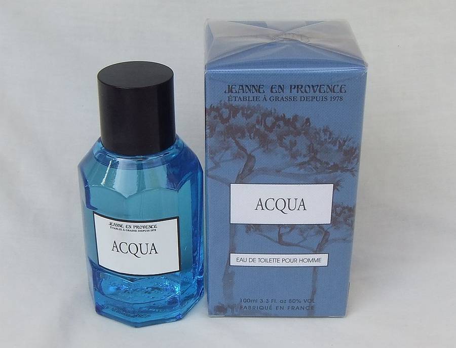 MADE IN FRANCE - 100 ML "" ACQUA MENS COLOGNE BY JEANNE EN PROVENCE "" - ONLY 1 AVAILABLE - SEALED