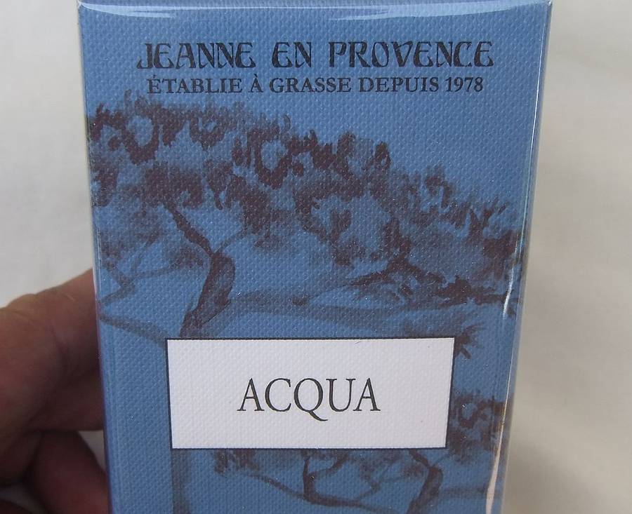 MADE IN FRANCE - 100 ML "" ACQUA MENS COLOGNE BY JEANNE EN PROVENCE "" - ONLY 1 AVAILABLE - SEALED