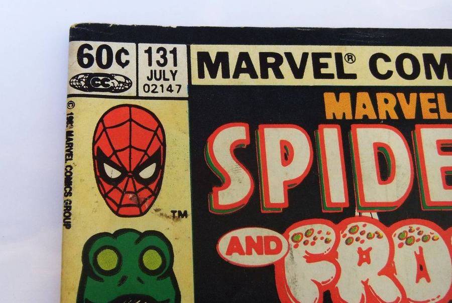 1983 Marvel Comics - Marvel Team -Up - Spider-Man & Frog-Man #131 ( First White Rabbit )