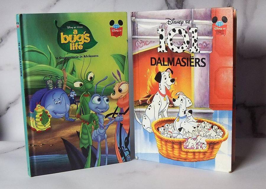 AFRIKAANS DISNEY !! SOUTH AFRICAN EDITIONS !! YOU ARE BIDDING FOR ALL TEN TITLES !! SEE PICS