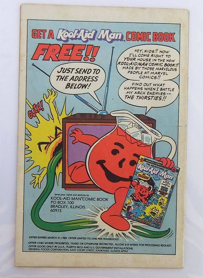 1983 Marvel Comics - Marvel Team -Up - Spider-Man & Frog-Man #131 ( First White Rabbit )