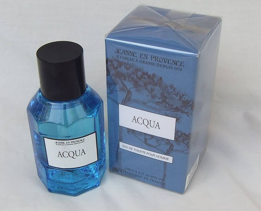 MADE IN FRANCE - 100 ML "" ACQUA MENS COLOGNE BY JEANNE EN PROVENCE "" - ONLY 1 AVAILABLE - SEALED