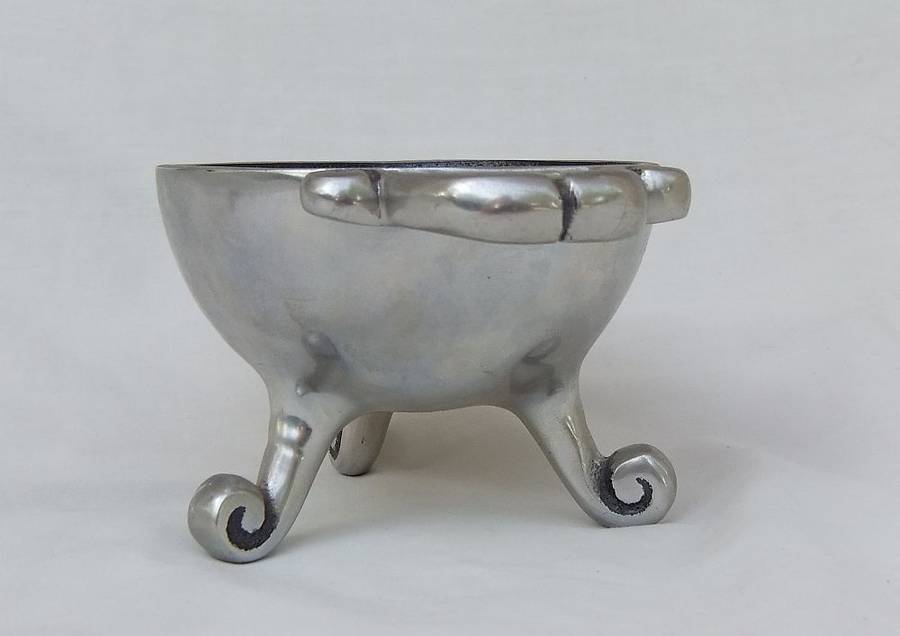 WOW !! A STUNNING CARROL BOYES STYLE CONDIMENT BOWL WITH SPOON IN UNUSED CONDITION !! MUST HAVE !!