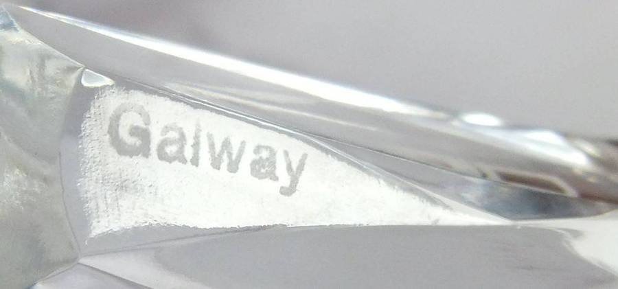 A stunning quality letter opener with Galway crystal handle made for SAA - South African Airways