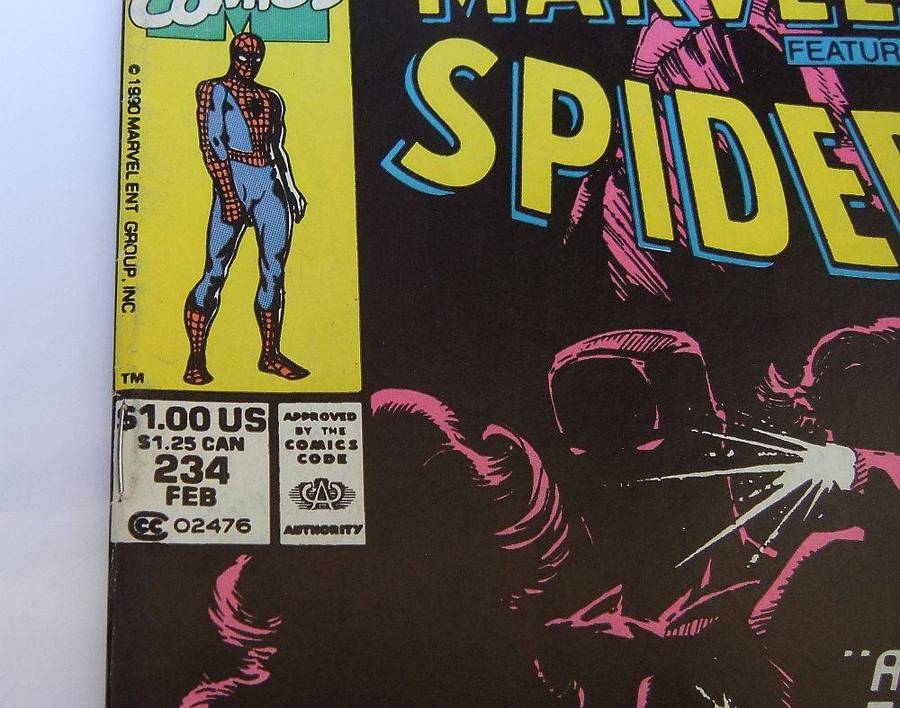 1990 Marvel Comics - Marvel Tales #234 ( Spider-Man guest starring Morbius )