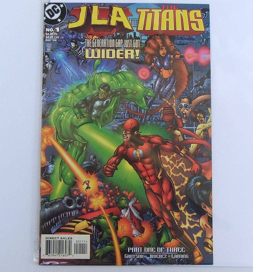 DC - JLA and The Titans December 1998 #1