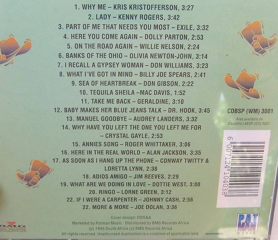 3 CD LOT !! THE VERY BEST OF COUNTRY VOLUME ONE , TWO & THREE - 66 SONGS - VARIOUS ARTISTS !!