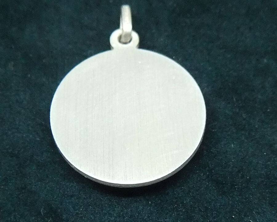 A VINTAGE SOLID STERLING SILVER "" LEO "" STAR SIGN PENDANT - ZODIAC 7