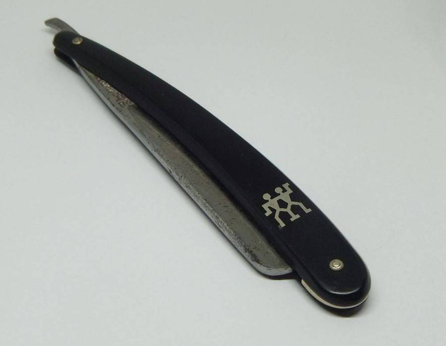 A very cool vintage German J.A Henckels Solingen cut throat razor