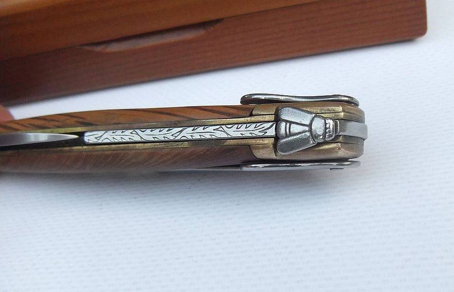 A top quality French made corkscrew & bottle opener in box by Laguiole designed by G.David