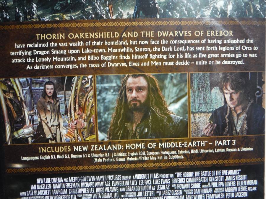 The Hobbit Trilogy : All 3 DVDs