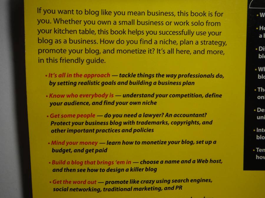 Professional Blogging for Dummies - Softcover - Susan J. Getgood