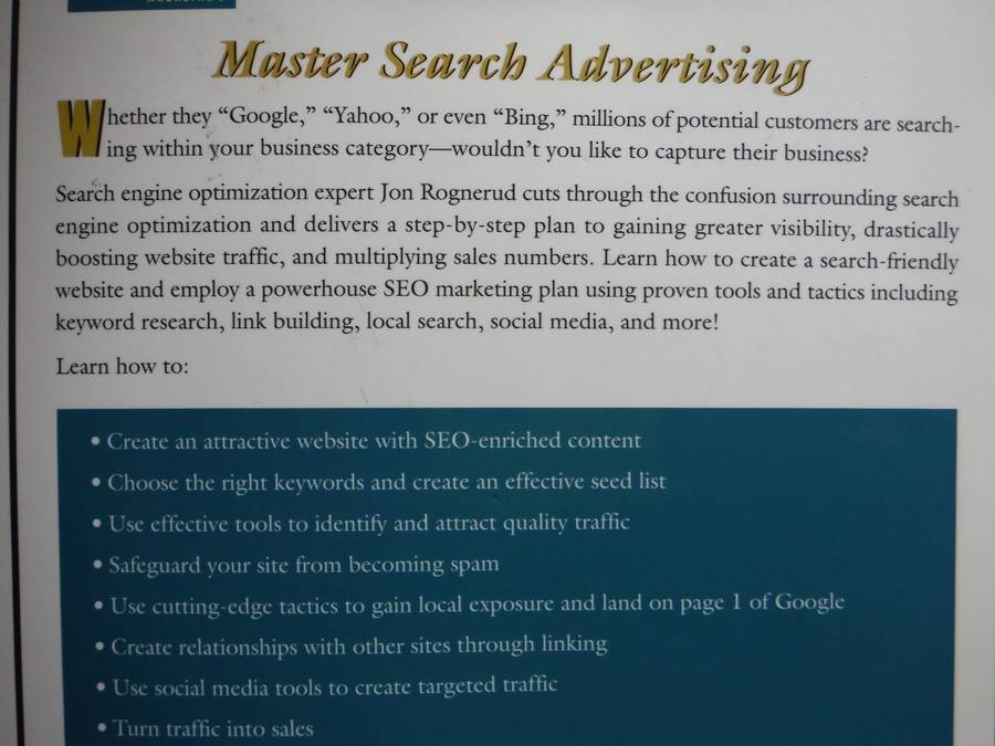 Ultimate Guide to Search Engine Optimization - Softcover - Jon Rognerud - 2011