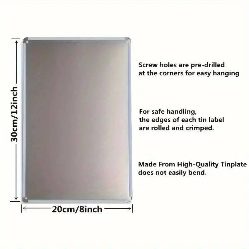 Horror Movie Tin Sign - Friday the 13th - 30cm x 20cm