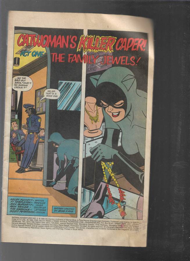 THE BATMAN ADVENTURES NO 2- 1995- DC