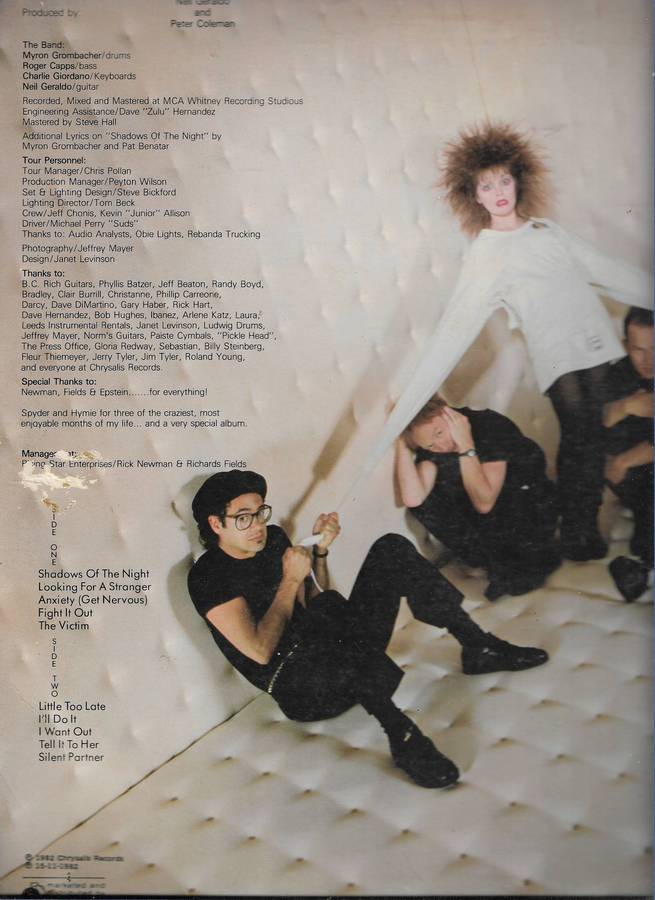 PAT BENATAR- GET NERVOUS (LP VINYL)