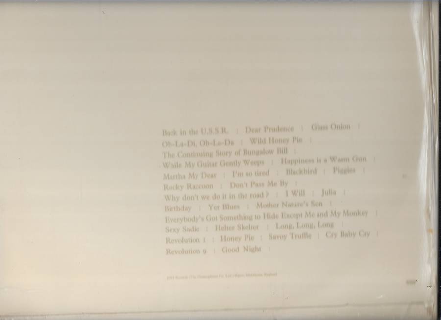 THE BEATLES (LP RECORD)