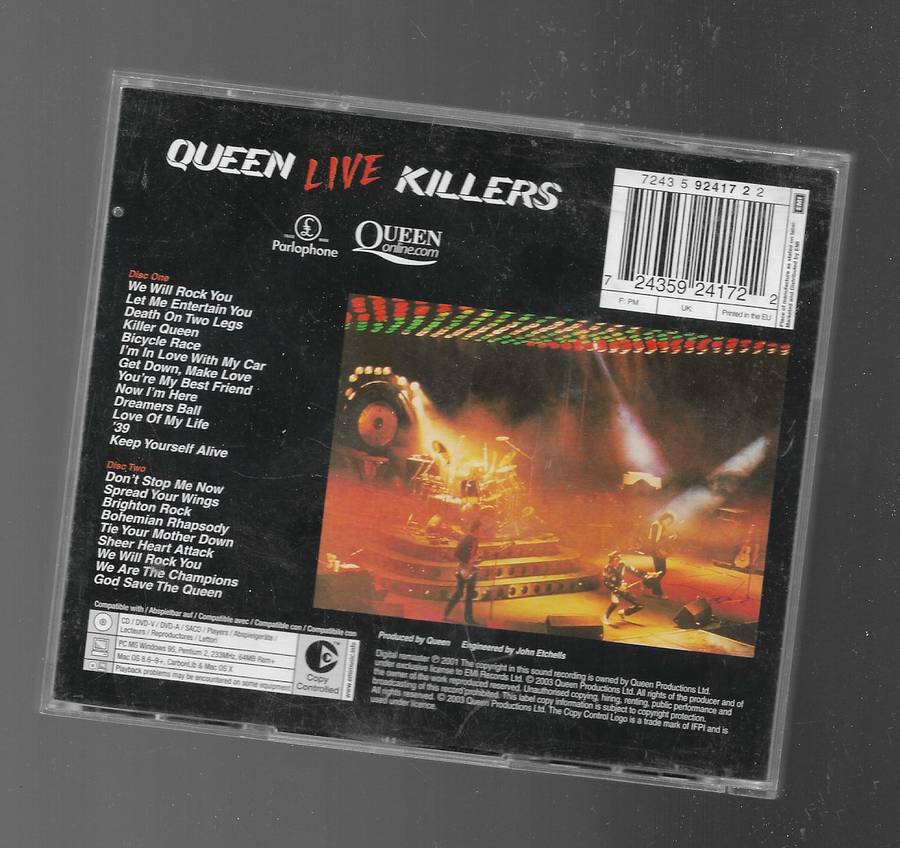 QUEEN- LIVE KILLERS (CD)