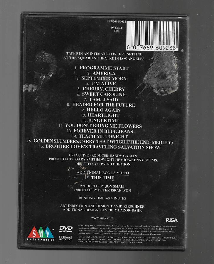 NEIL DIAMOND- GREATEST HITS LIVE (DVD)