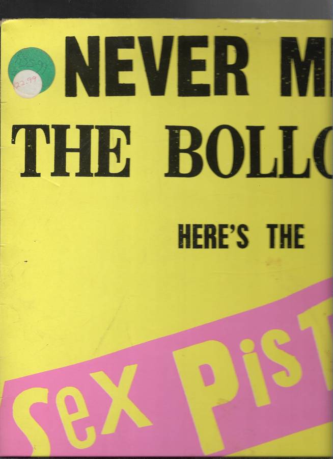 NEVER MIND THE BOLLOCKS- SEX PISTOLS (LP RECORD)
