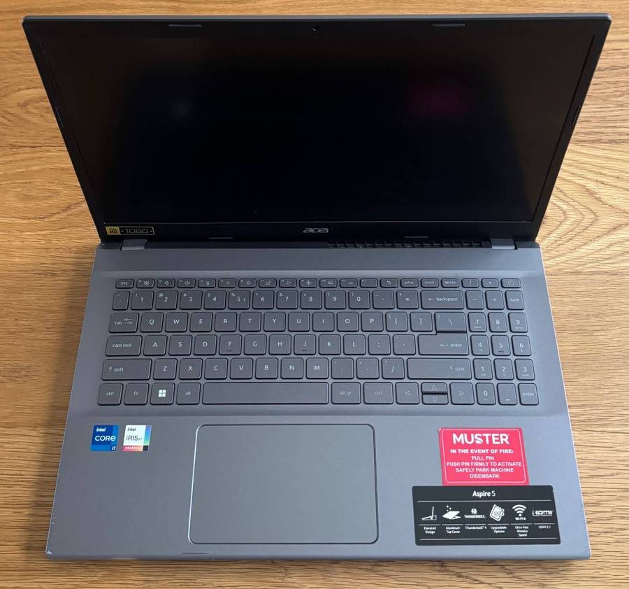 Acer Aspire 5 N22C6 15.6" Laptop, Intel Core i7-1255U 3.50GHz, 16GB RAM