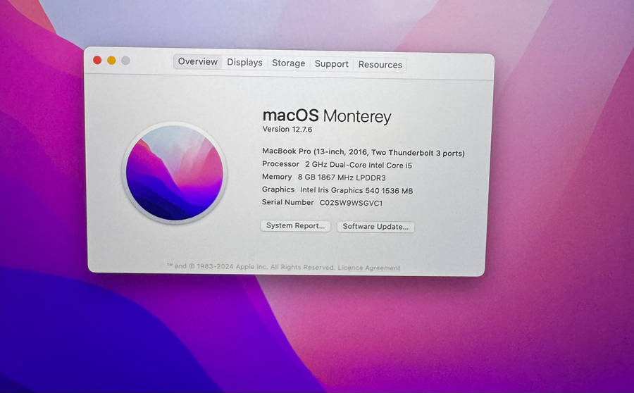 Apple MacBook Pro 13 Retina 2016 Space Grey, Intel Core i5, 256gb SSD, 8gb Ram, 2.0GHz NEW BATTERY!!