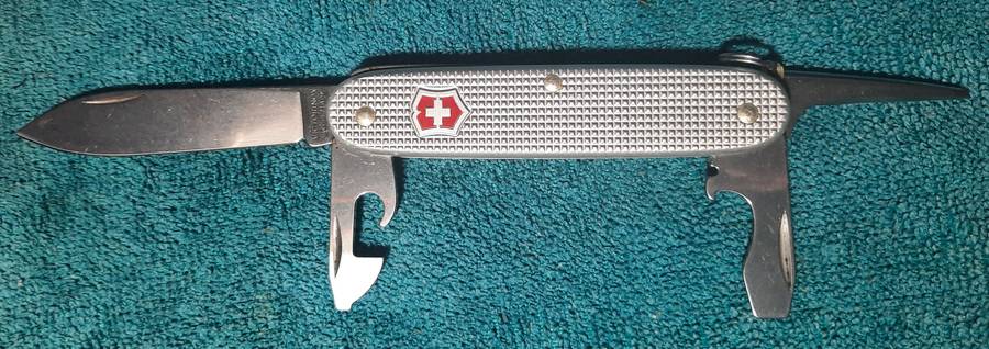 Swiss Army Knife Victorinox Pioneer Alox Silver 93mm