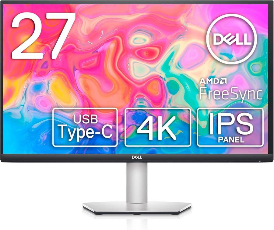 Dell S2722QC 27" UHD 4K IPS USB-C AMD FreeSync Monitor