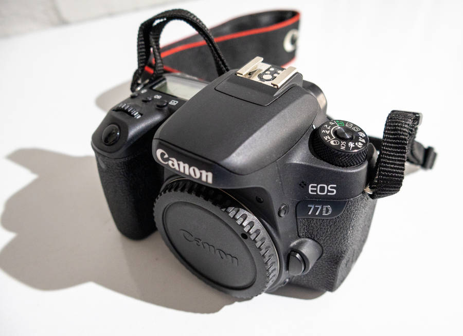 Canon EOS 77D DSLR - 24.2 Megapixels - Dual Pixel CMOS AF - Wi-Fi, NFC, Bluetooth - Body Only
