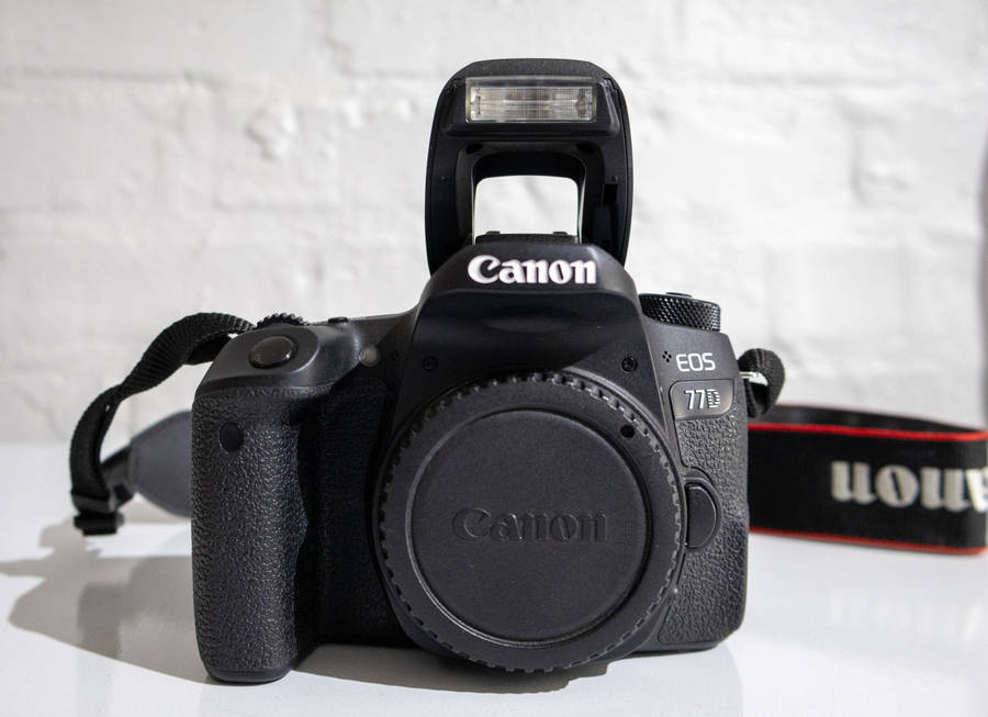 Canon EOS 77D DSLR - 24.2 Megapixels - Dual Pixel CMOS AF - Wi-Fi, NFC, Bluetooth - Body Only