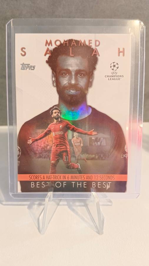 2023-2024 Topps Flagship UEFA Champions League Best Of The Best Mohamed Salah #BM-6