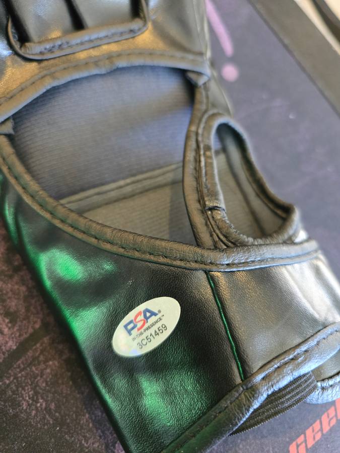 Signed and Inscribed UFC Glove - Nick Diaz - Includes COA