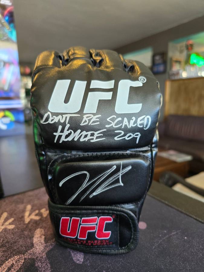 Signed and Inscribed UFC Glove - Nick Diaz - Includes COA