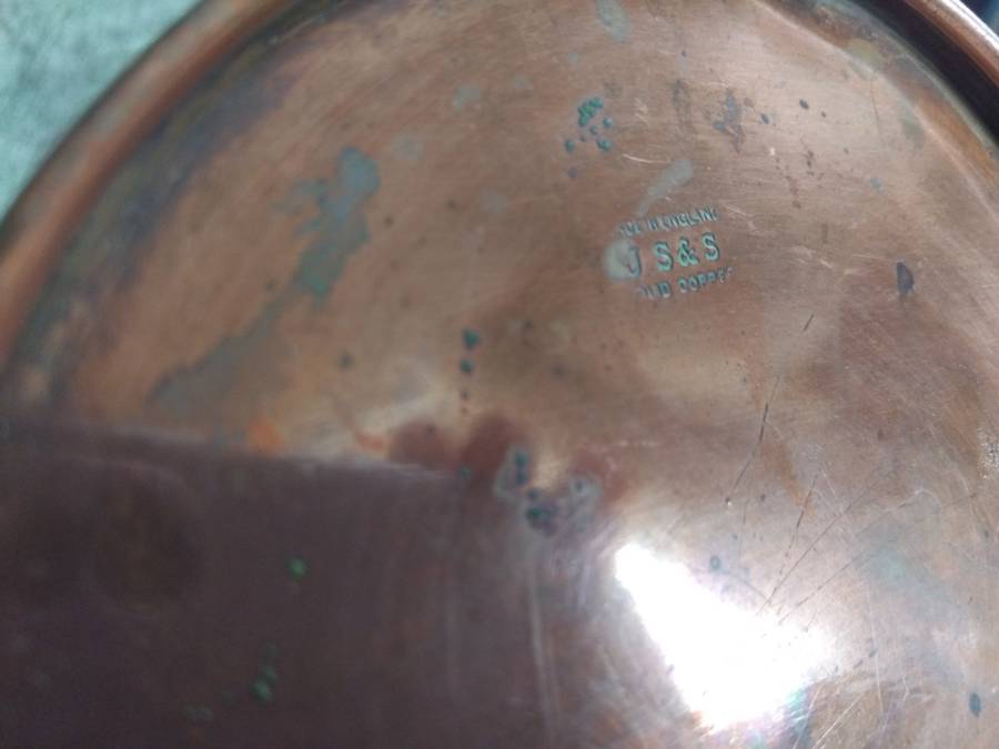 Art Nouveau Jonas Sankey & Sons Solid Copper Jug Pitcher Made In England