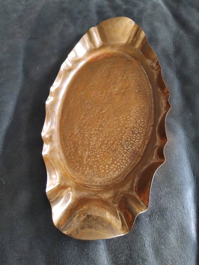 Vintage Royal Sable Copperqares Mid Century Serving Platter