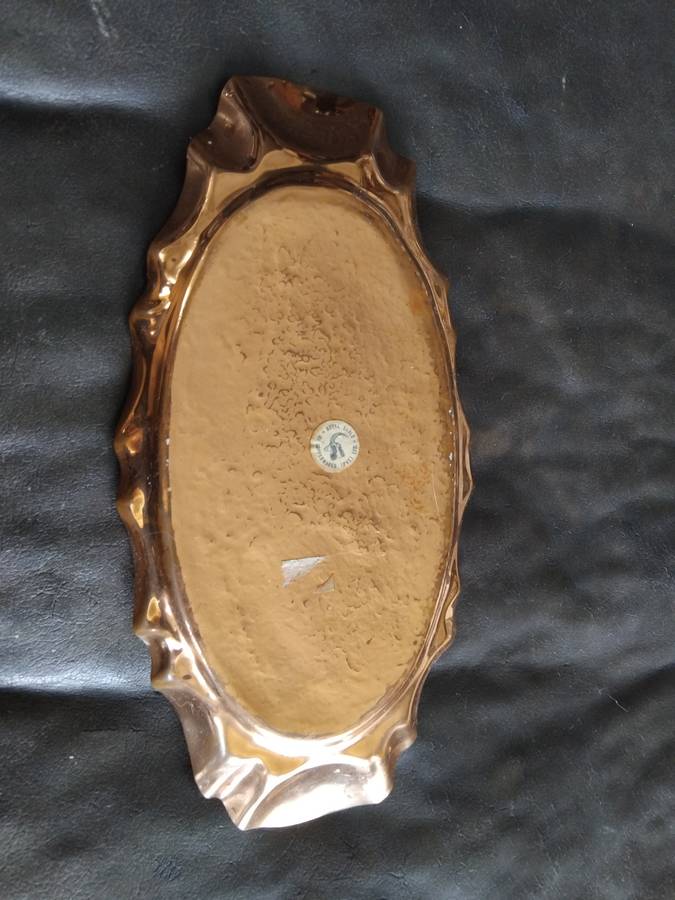 Vintage Royal Sable Copperqares Mid Century Serving Platter