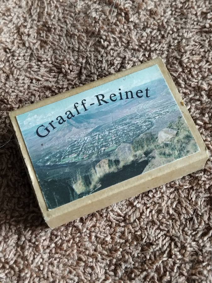 Rare Vintage Graaff Reinet Matches Box With Mini Concertina Images Souvenir