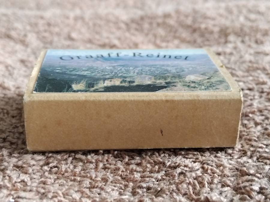 Rare Vintage Graaff Reinet Matches Box With Mini Concertina Images Souvenir