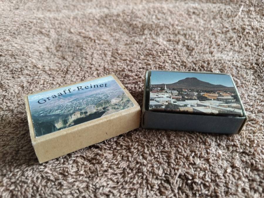 Rare Vintage Graaff Reinet Matches Box With Mini Concertina Images Souvenir