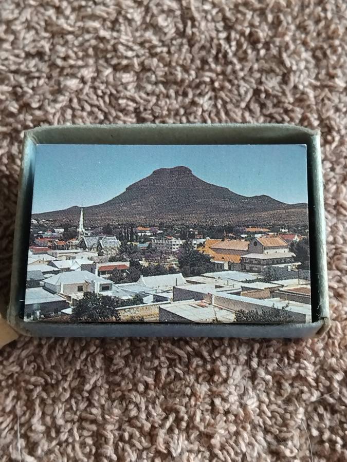 Rare Vintage Graaff Reinet Matches Box With Mini Concertina Images Souvenir