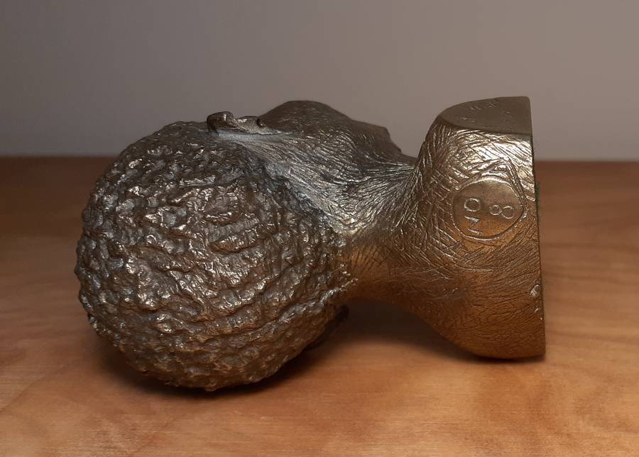 Investment Art - Casper Darare (1952 - 2001) Bronze Overlay Sculpture - Bushman Man, No.8