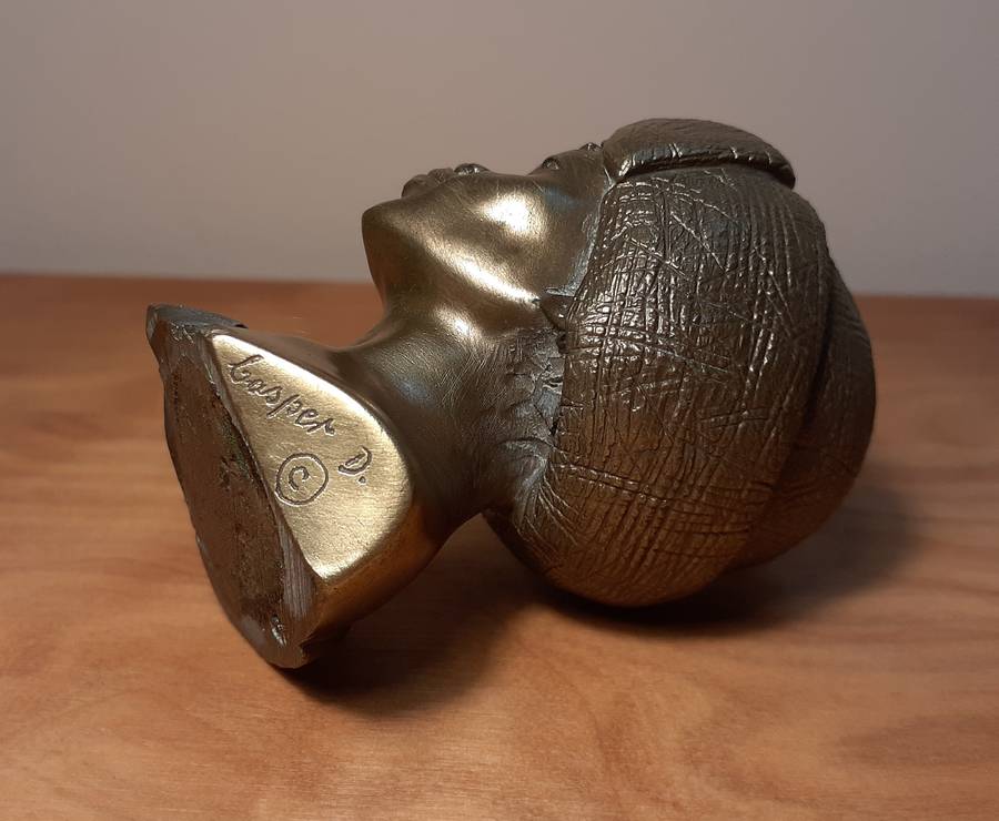 Investment Art - Casper Darare (1952 - 2001) Bronze Overlay Sculpture - Xhosa Female, No.4