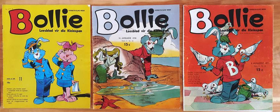 Fifteen Vintage Children's BOLLIE Magazines