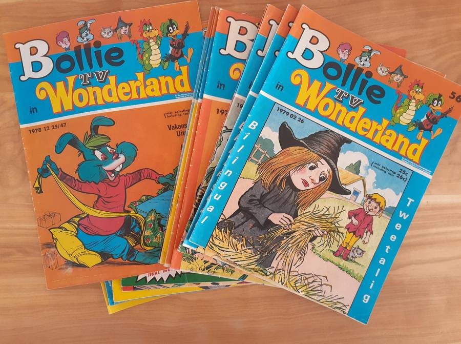 Fifteen Vintage Children's BOLLIE Magazines