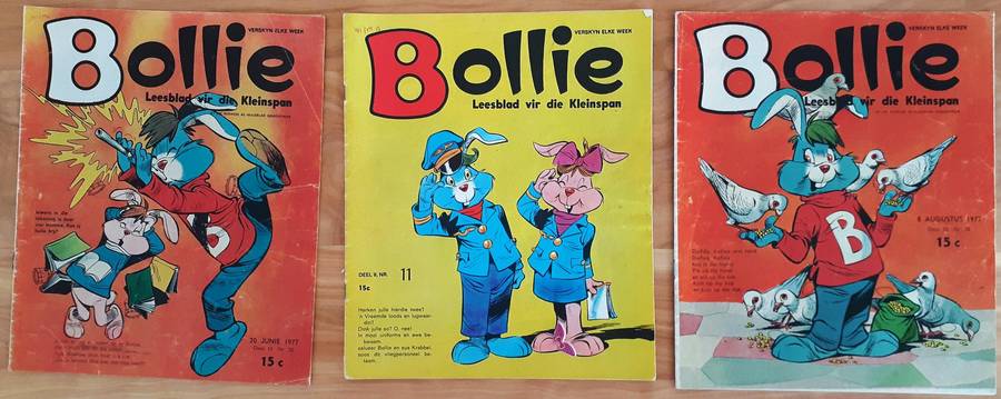 Fifteen Vintage Children's BOLLIE Magazines